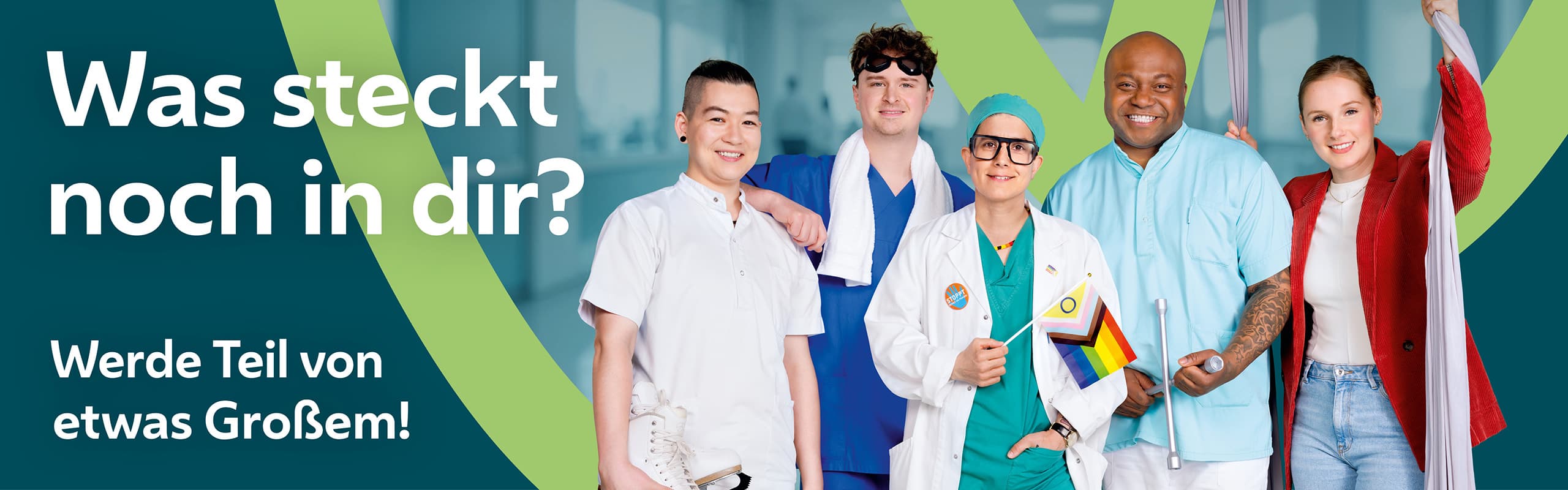 Recruitingkampagne Teil von etwas Großem