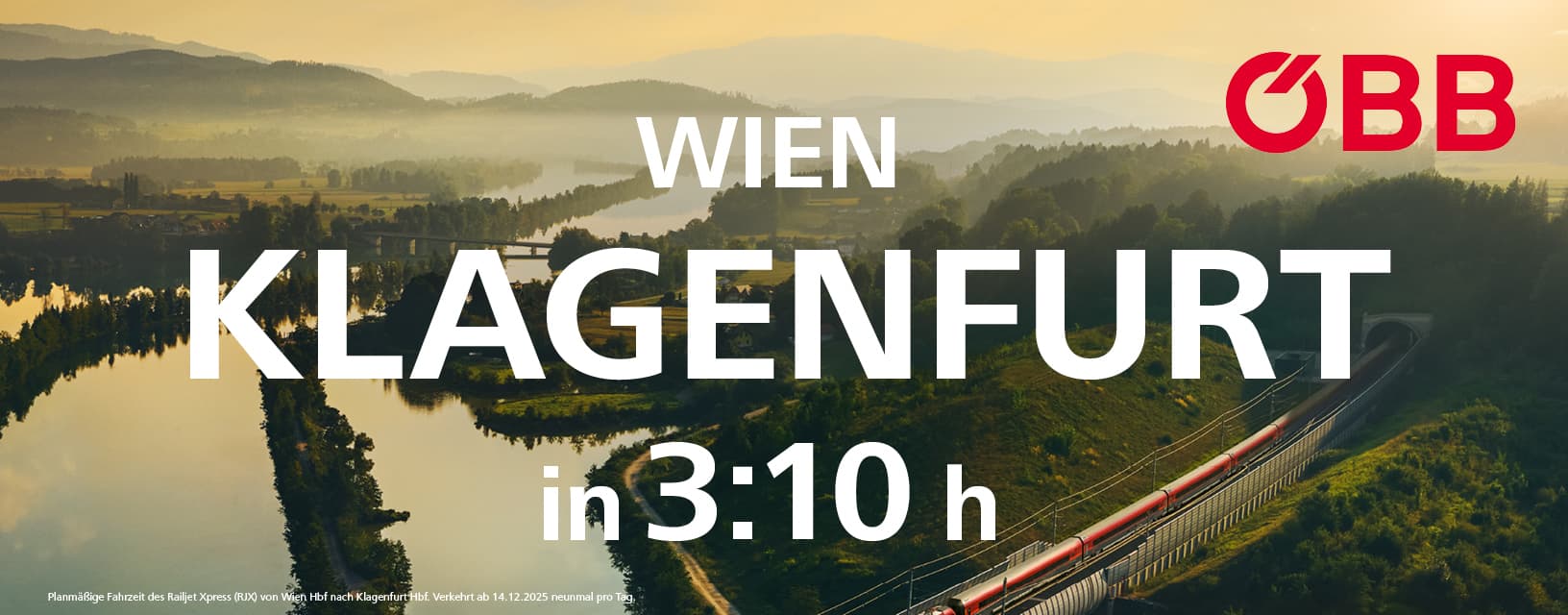 Auf die Strecke, fertig, los! Die Kampagne zur Eröffnung der Koralmbahn.