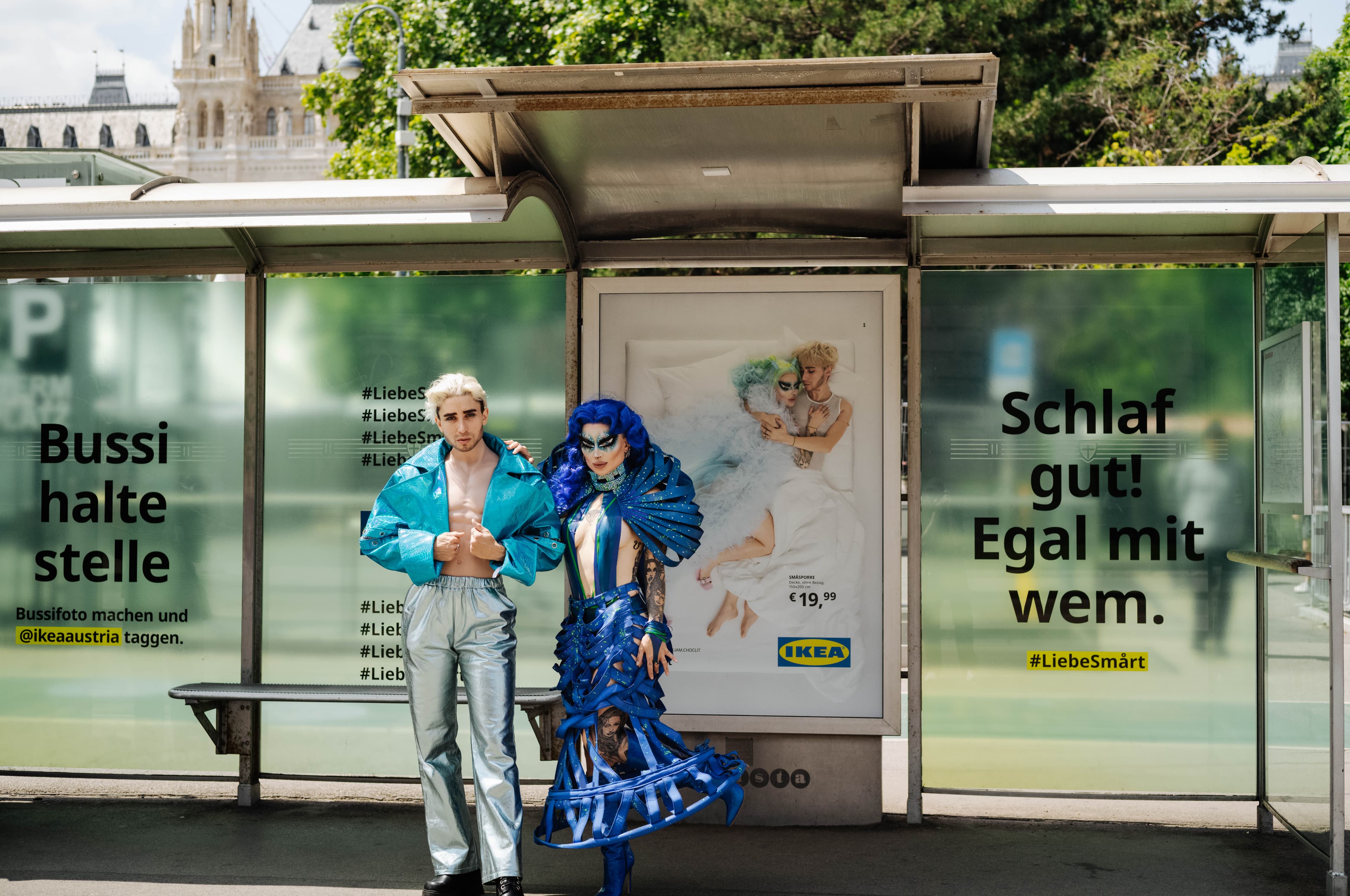 Die IKEA Bussihaltestelle