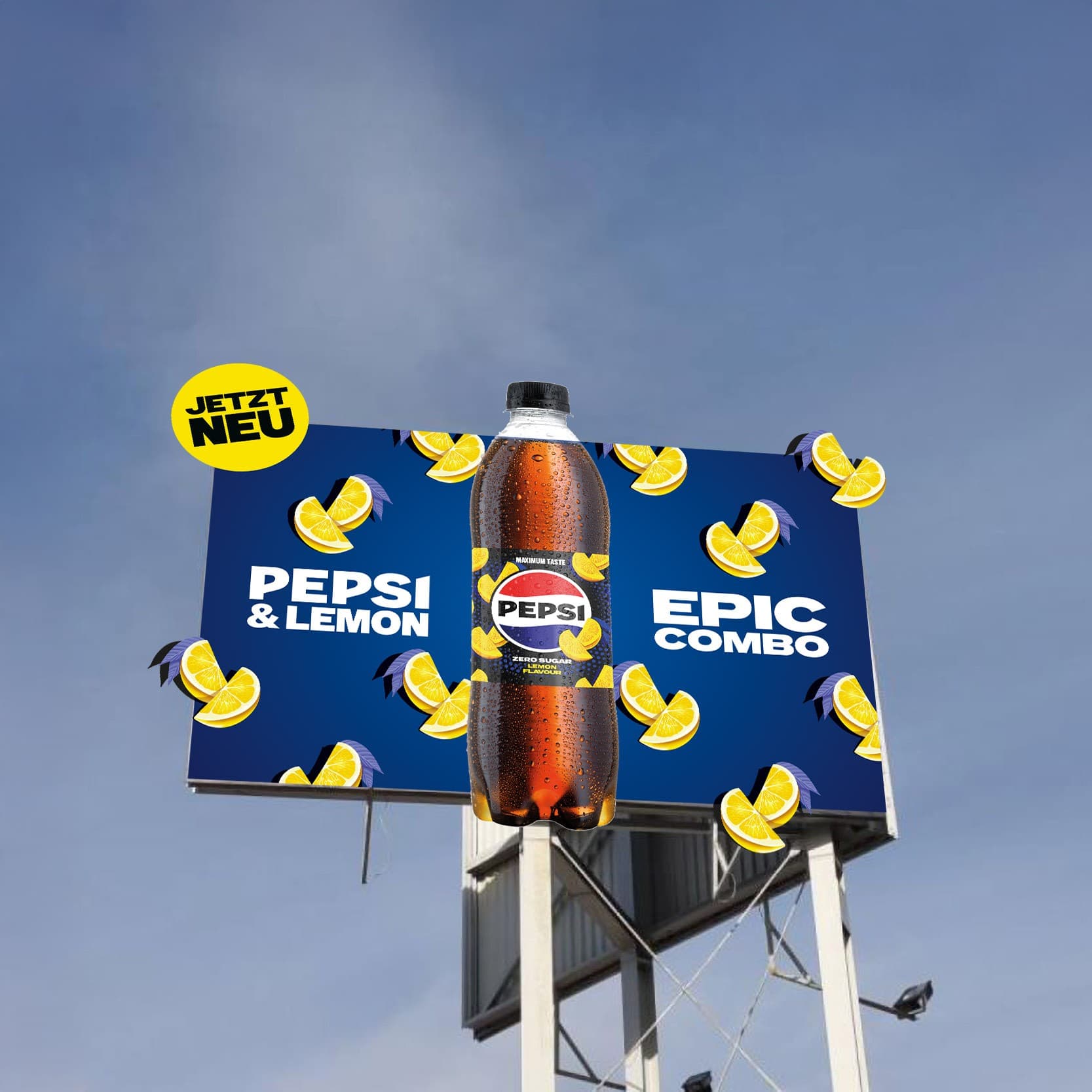 Pepsi Zero Lemon „Epic Combo“ Produkteinführung