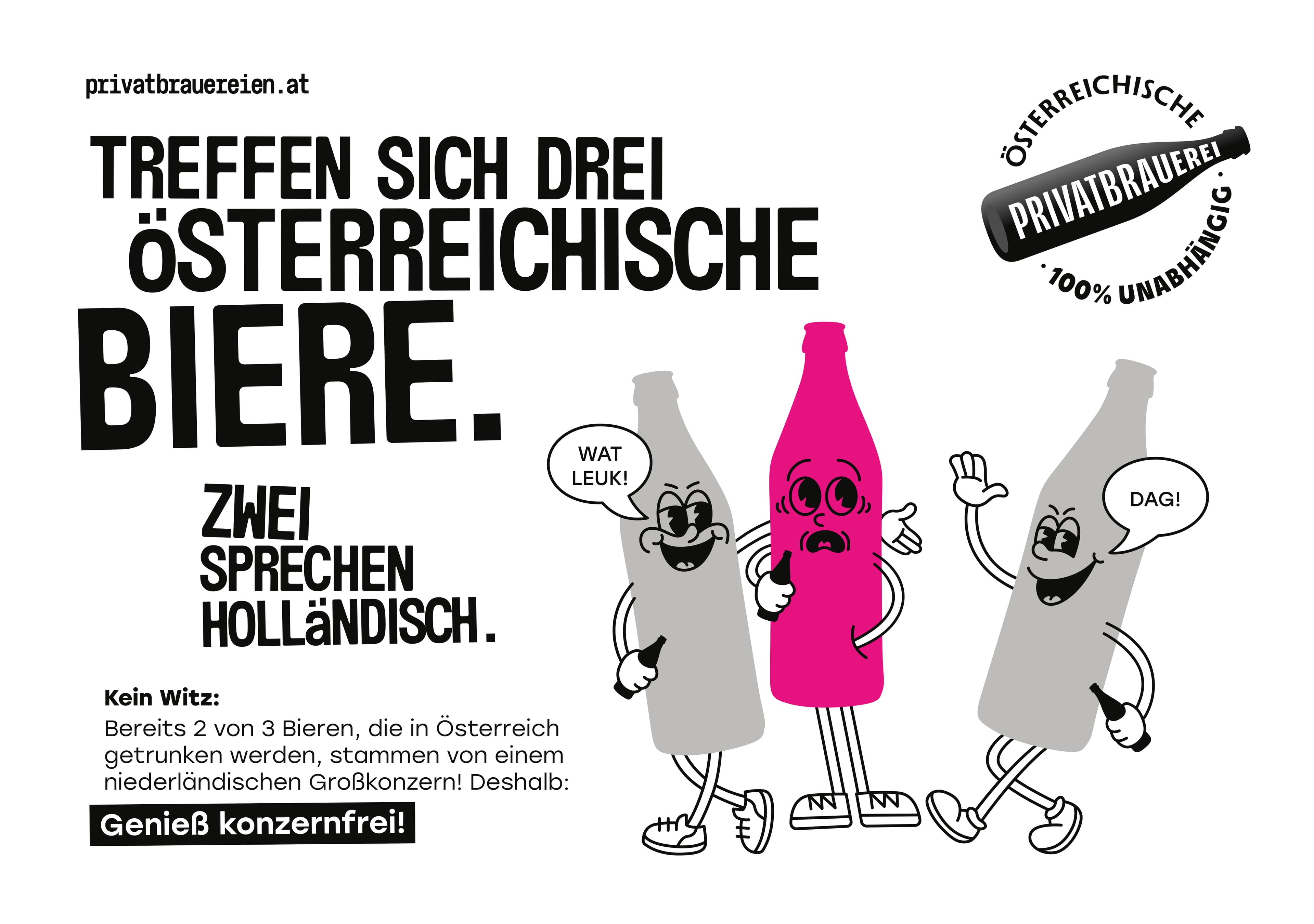 Greif zum Siegel – Kampagne der Unabhängigen Privatbrauereien Österreichs