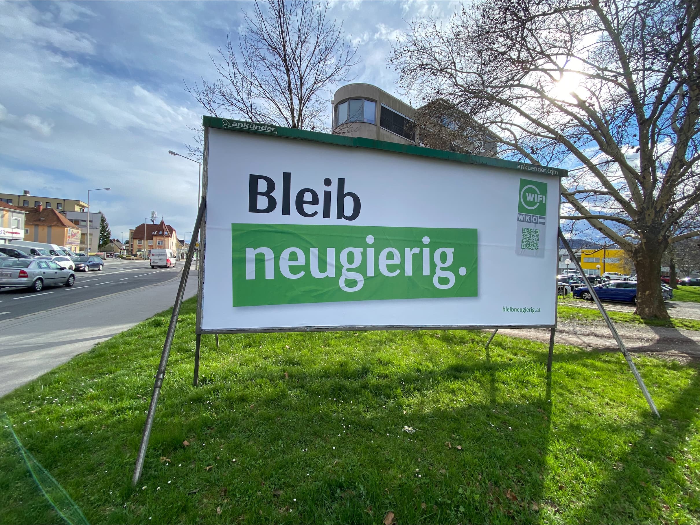 Bleib neugierig.